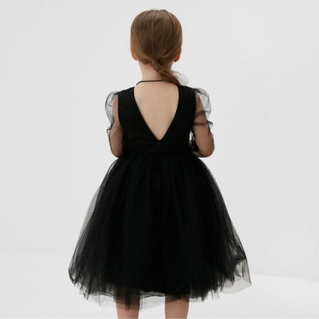 Dress Children's Minaku: Partydress, black color, height 110 cm-2