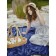 Neptun blanket, size 150x200 cm, blue color