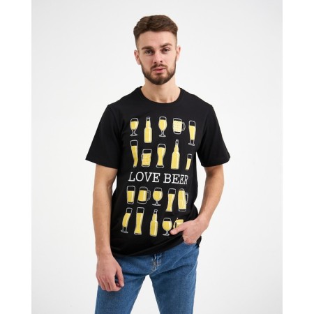 Men's T -shirt KAFTAN "Love Beer", black, p. 48-1