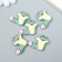 Decor for creativity plastic "Gray Wolf with a loop" 0.8x2.8x2.7 cm