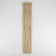 Lightning secret, No. 3, non -income, automatic lock, cotton, 60 cm, beige color
