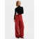 Women's Palazzo trousers, minku, brick color, size 44