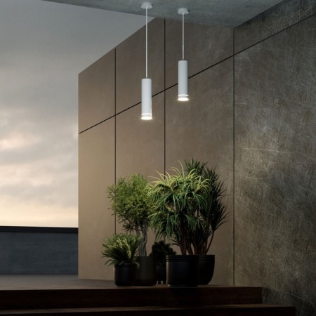 Suspended lamp Elektrostandard, DLR023 LED 10 W, 100X100X610 mm, IP54, white color-3