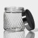 Glass Bank for bulk products with a premium metal cover, 850 ml, 11 × 12 cm