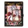 Gift notebook, A6, 100 sheets, a colored block, with a curly knife on a magnet, "anime", mix