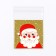 BOPP package with sticky tape, "Santa Claus", 7*7+3cm