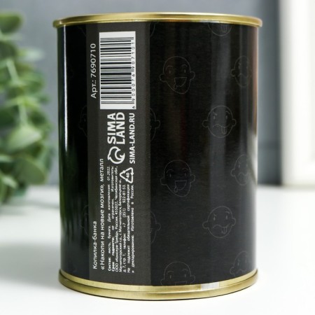 Pigging bank Metal "Stoppa for new brains"-2
