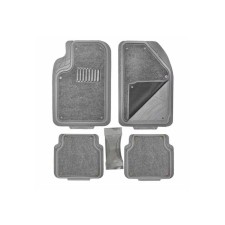 Car carpet-car carpets SkyWay Cold-3, polyurethane, removable carpet, gray, 72.5x50/60x26/50x55 cm, set 5 pcs s01702064