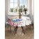 The tablecloth "Spring flowers", round, Saten, d = 150 cm