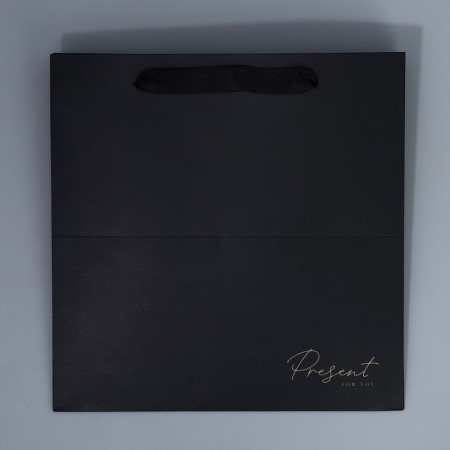 Square gift package, packaging, "Pressent", 30 x 30 x 30 cm-5