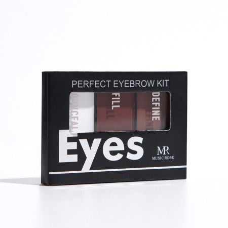 A set of eyebrow shadows, tone 4-4
