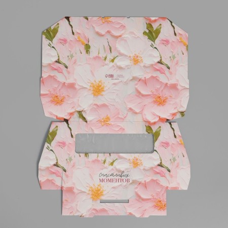 Confectionery packaging, a box with lamination "smears", 17 x 7 x 4 cm-3