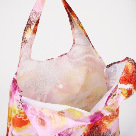 Permanent bag on the button, pink color-3