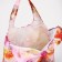 Permanent bag on the button, pink color