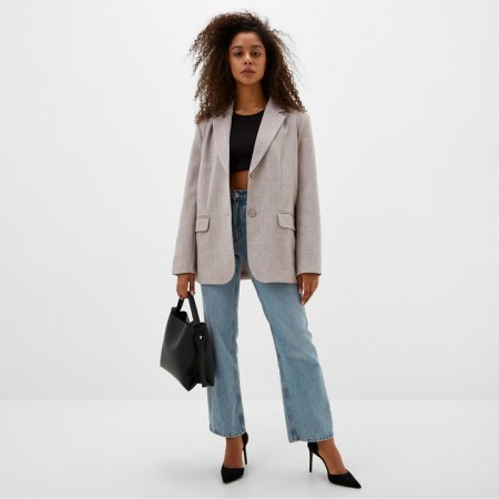 Women's jacket mist, r.l-xl, beige-1