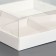 Box for mousse cakes 4 pieces, 17x17x6 white