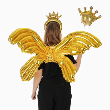 Set of foil balls "Carnival set. Gold ", 3 pcs.-4