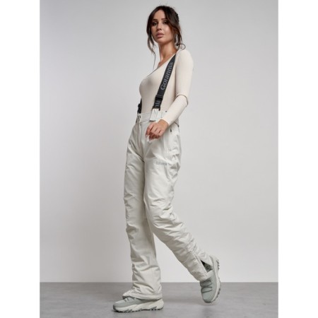 Semi -combinezone female ski insulated, size 46, white color-21