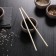 Sushi sticks, h = 19.5 cm, in individual packaging, bamboo