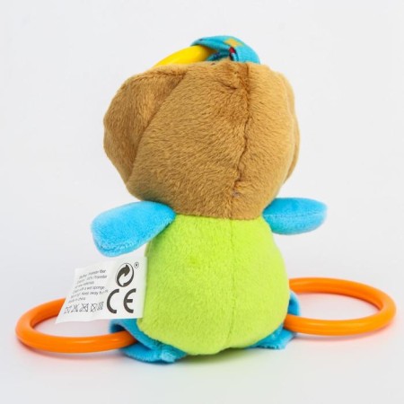 Soft “elephant” suspension, slot., Rattle, on a crib, stroller, species mix, crumb I-8