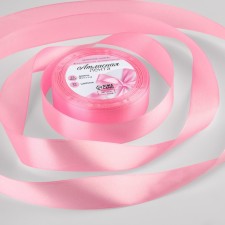Satin tape, 25 mm × 23 ± 1 m, pale pink color No. 147