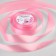 Satin tape, 25 mm × 23 ± 1 m, pale pink color No. 147