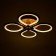 Lamp "Galaxy" 033700 LED 100W gold 57x57x7.5cm