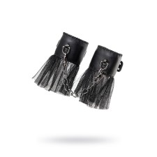 Handcuffs with a grid, black