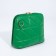Bag Cross-Bodi with a zipper, green color