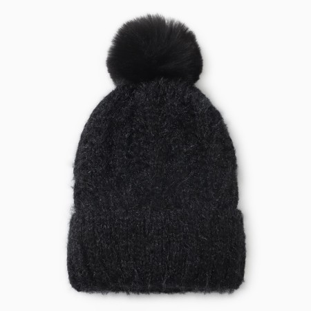 Women's hat minku, black color, rr 56-58-3