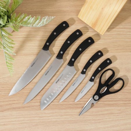 Set of kitchen knives Nadoba Helga, 5 pcs: 9 cm, 12.5-3