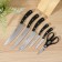 Set of kitchen knives Nadoba Helga, 5 pcs: 9 cm, 12.5