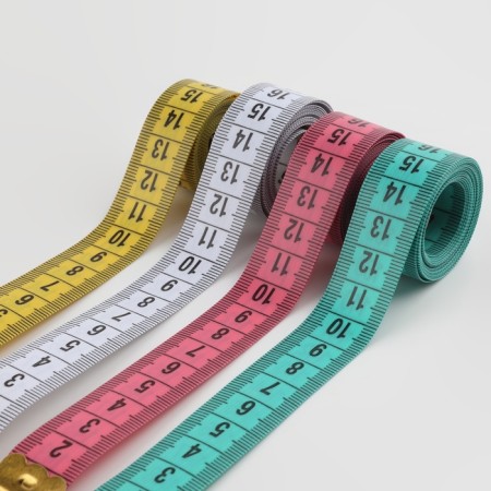 Centimeter tape in a case, 150 cm, color mix-5