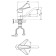 Kitchen mixer rush jawa ja0735-25, one-rod, with rotary surge, chrome