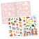 Stickers reusable "First English words", A4 format