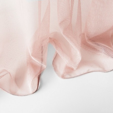 Tulle "Woodstock", size 500x270 cm, pink color-2