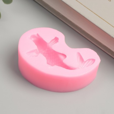 Mold Silicon "Golden Carp" 4.2x7.4 cm 7.3x4.6x2.2 cm-1