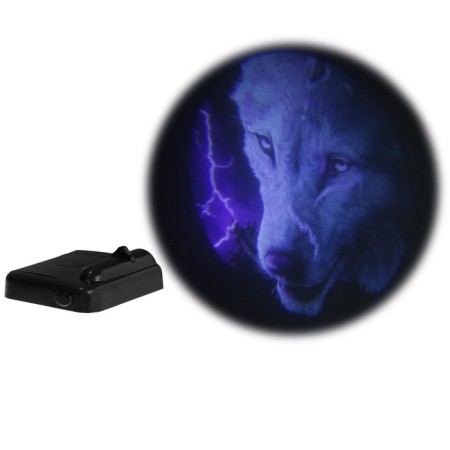 Projection on the door, LED, "Wolf", set 2 pcs