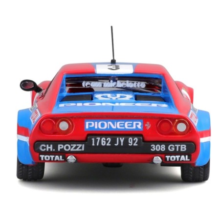 Racing machine Bburago Ferrari 308 GTB 1982, Die-Cast, 1:43-6