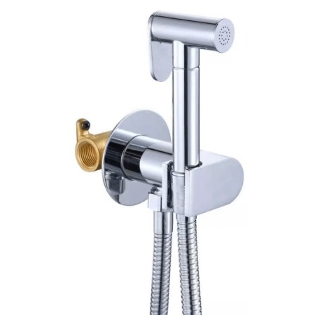 Bida mixer Rush Capri CA1435-97, with a hygienic shower, built-in, brass, chrome