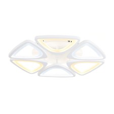 Светильник светодиодный потолочный с пультом Ambrella light, Original, FA4494, 6хLED, 84 Вт, 7140Lum, 3000-6400К, цвет белый