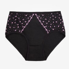 Cowards of women's slips collorista, black color, size 54-56