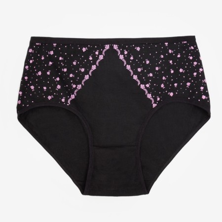 Cowards of women's slips collorista, black color, size 54-56