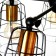 Chandelier 2210/5 E27 40W Black-Bronze 34.4x34.4x68 cm Bayerlux