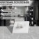 Square ceiling mount on double -sided tape, white color