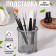 Storage for storage of manicure/cosmetic supplies, 10 × 9 cm, silver color