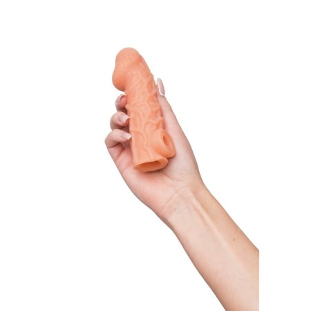 Kokos nozzle is realistic with additional stimulation, TPE, bodily, 15.6 cm, s-6