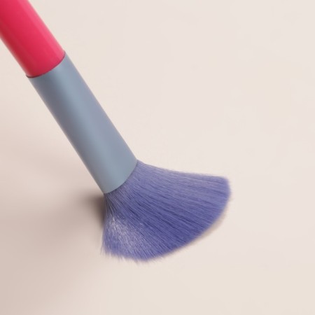 Make-up brush "Pencil", beveled, 15 (+/- 1) cm, pink/purple color-4