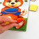 Puzzle "Learning forms and colors along with a teddy bear"