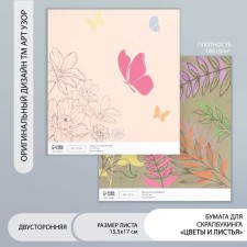 Scrapbooking paper bilateral 